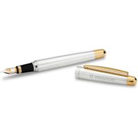 University of Missouri Fountain Pen in Sterling Silver with Gold Trim