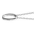 UConn Monica Rich Kosann "Carpe Diem" Poesy Ring Necklace in Silver - Image 3
