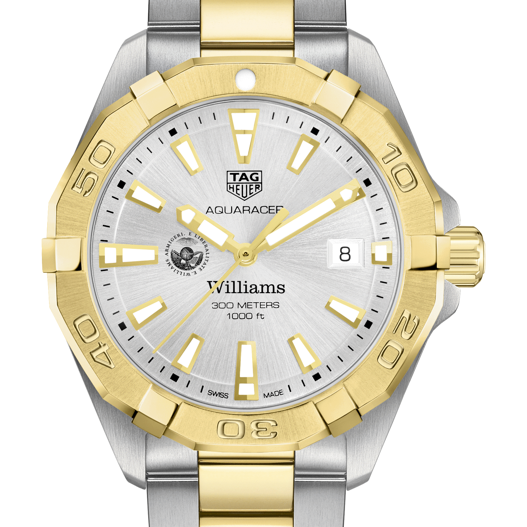 Williams College Men's TAG Heuer Two-Tone Aquaracer