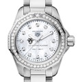 West Point Women's TAG Heuer Steel Aquaracer with Diamond Dial & Bezel - Image 1