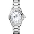West Point Women's TAG Heuer Steel Aquaracer with Diamond Dial & Bezel - Image 2