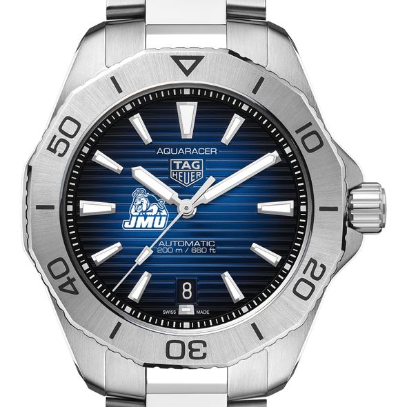James Madison Men's TAG Heuer Steel Automatic Aquaracer with Blue Sunray Dial - Image 1