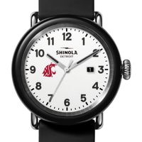 Washington State University Shinola Watch, The Detrola 43mm White Dial at M.LaHart & Co.