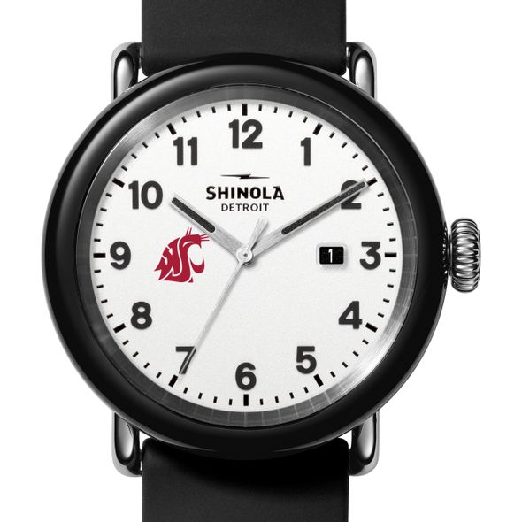 Washington State University Shinola Watch, The Detrola 43mm White Dial at M.LaHart & Co. - Image 1