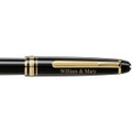 William & Mary Montblanc Meisterstück Classique Rollerball Pen in Gold - Image 2