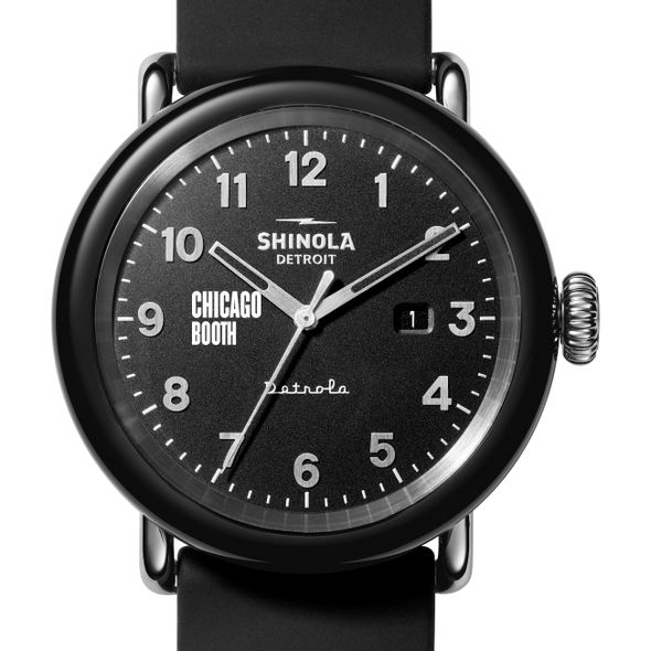Chicago Booth Shinola Watch, The Detrola 43mm Black Dial at M.LaHart & Co. - Image 1