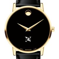 Northeastern Men's Movado Gold Museum Classic Leather