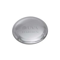 UVA Darden Glass Dome Paperweight by Simon Pearce