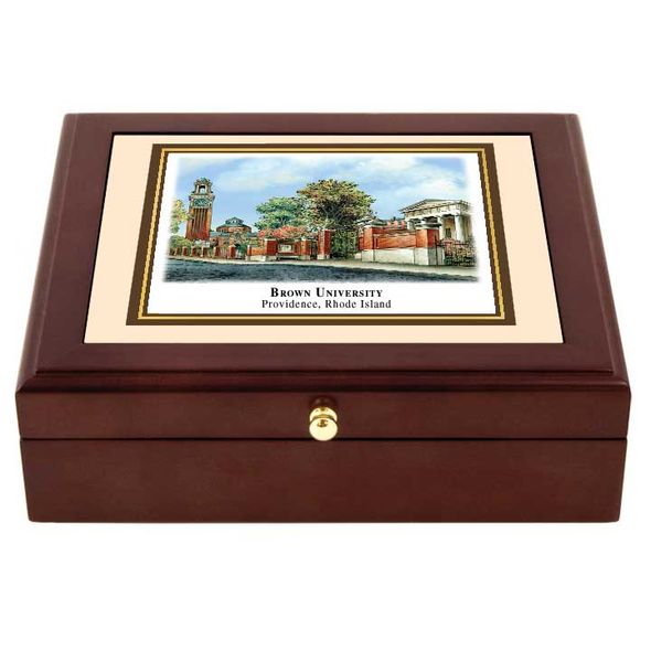 Brown Mini Desk Box