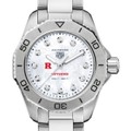 Rutgers Women's TAG Heuer Steel Aquaracer with Diamond Dial - Image 1