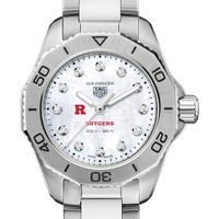 Rutgers Women's TAG Heuer Steel Aquaracer with Diamond Dial
