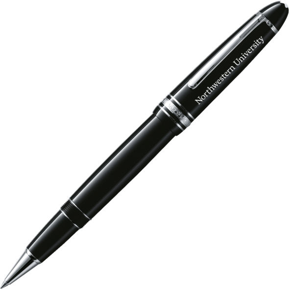 Northwestern University Montblanc Meisterstück LeGrand Rollerball Pen in Platinum