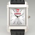 Tepper Men's Collegiate Watch with Leather Strap - Image 1