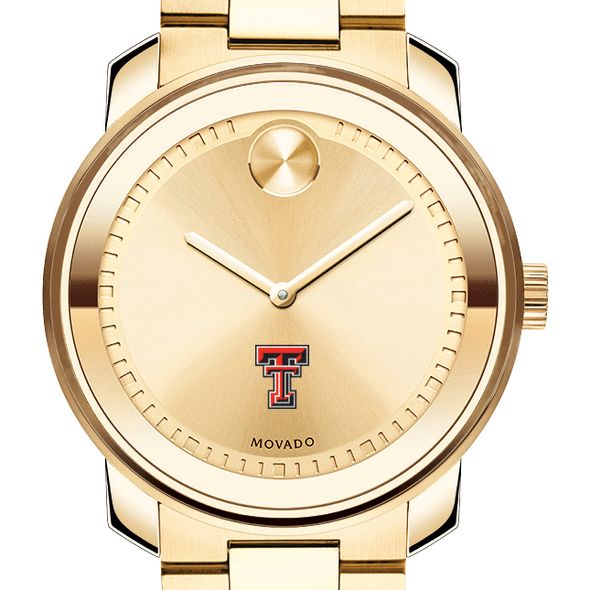 Texas Tech Men S Movado Gold Bold