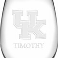 University of Kentucky Stemless Wine Glasses Made in the USA - Set of 4 - Image 3