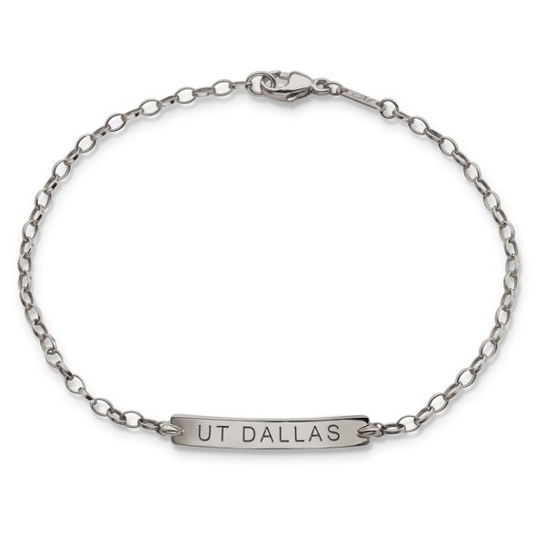 UT Dallas Monica Rich Kosann Petite Poesy Bracelet in Silver - Image 1