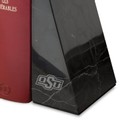 Oklahoma State University Marble Bookends by M.LaHart - Image 2