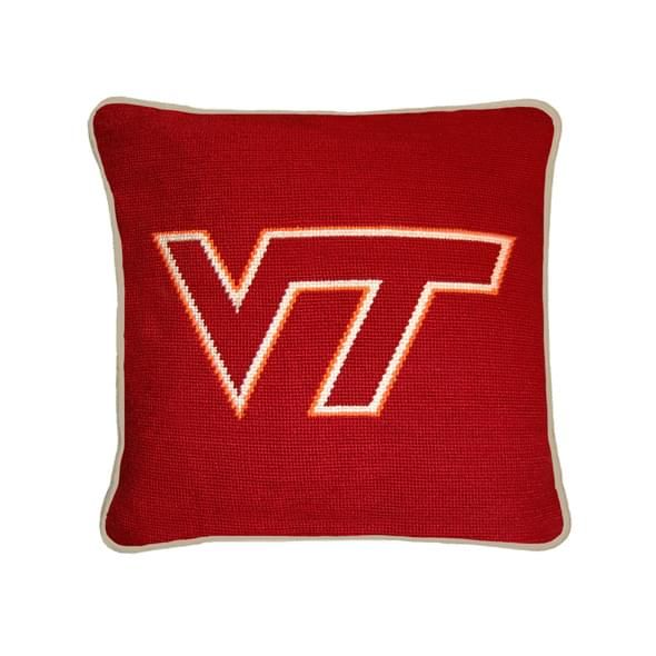 Virginia Tech Handstitched Pillow