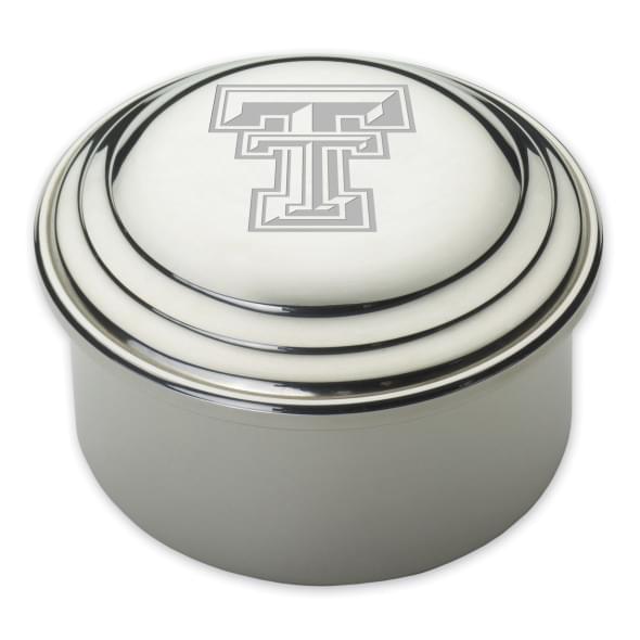 Texas Tech Pewter Keepsake Box