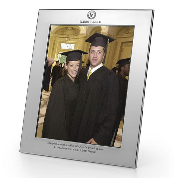 Embry-Riddle Polished Pewter 8x10 Picture Frame