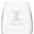 Illinois Red Wine Glasses - Set of 2 - Image 3