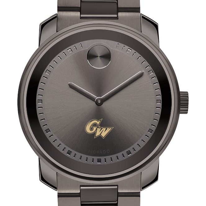 George Washington Men's Movado BOLD Gunmetal Grey