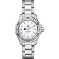 Michigan Ross Women's TAG Heuer Steel Aquaracer with Diamond Dial - Image 2