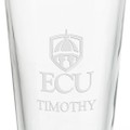 East Carolina University 16 oz Pint Glass- Set of 4 - Image 3