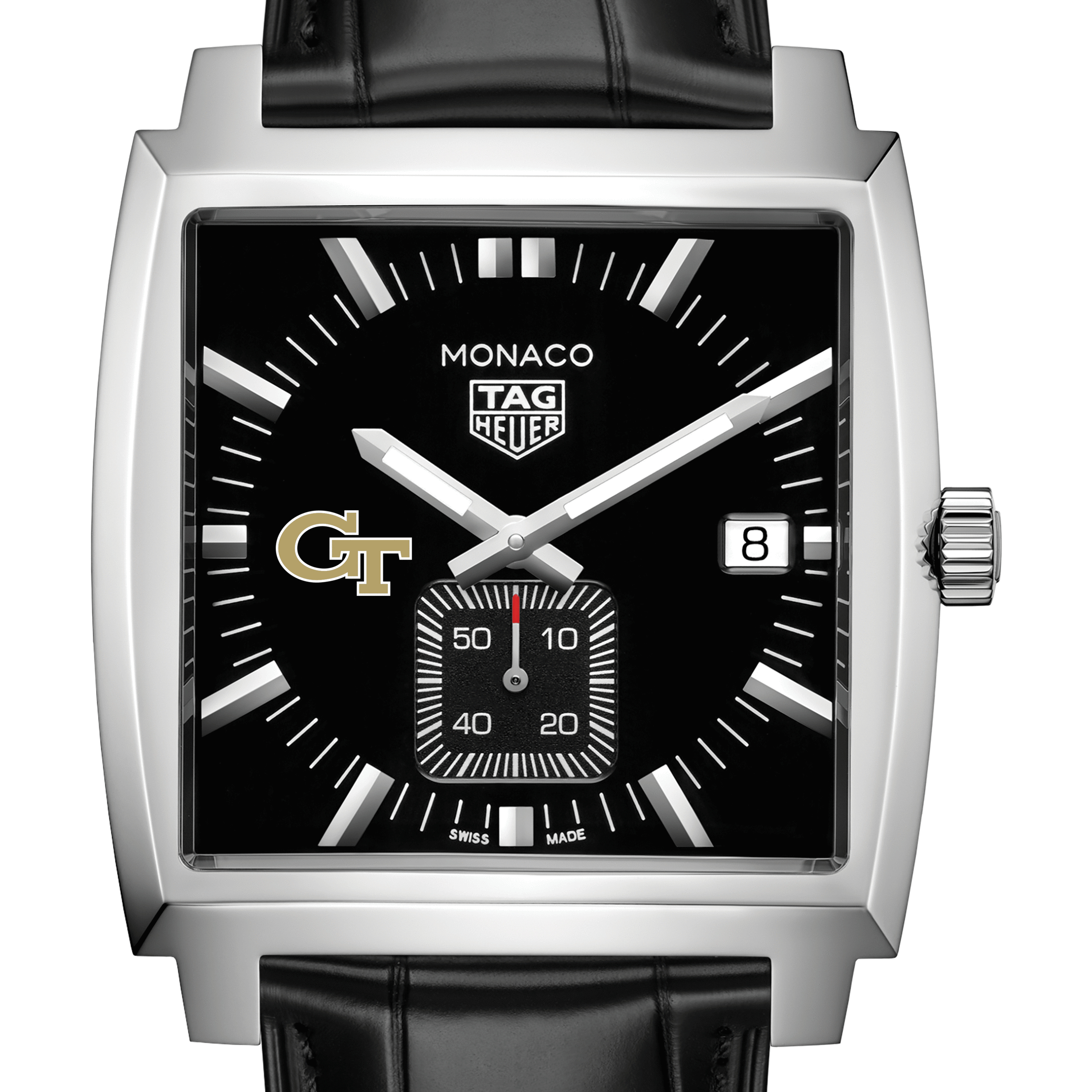 Georgia Tech TAG Heuer Monaco with Quartz Movement for Men