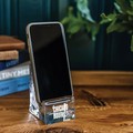 Chicago Booth Glass Phone Holder by Simon Pearce - Image 3