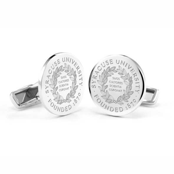 Syracuse University Cufflinks in Sterling Silver
