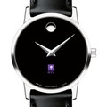 NYU Women's Movado Museum with Leather Strap - Image 1