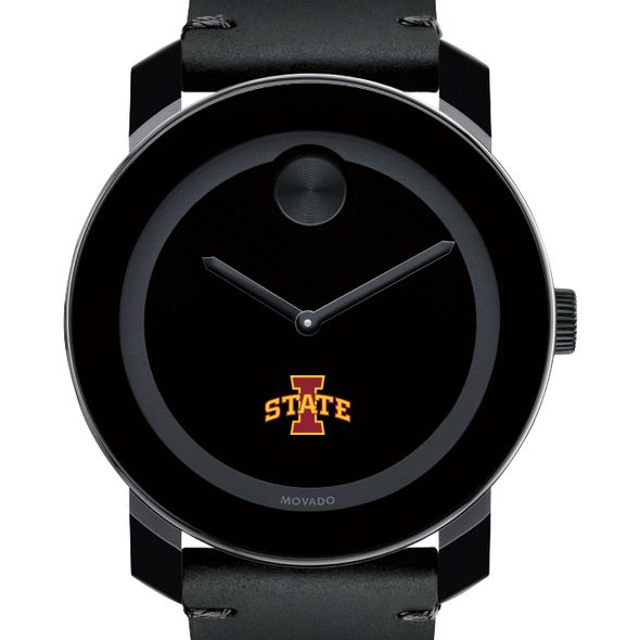 Iowa State Men's Movado BOLD with Leather Strap - Image 1
