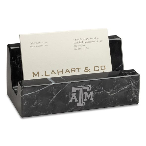 Texas A&M Marble Business Card Holder - Image 1