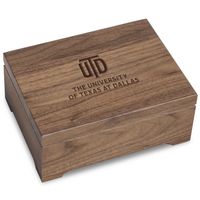 UT Dallas Solid Walnut Desk Box