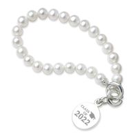 Class of 2022 Pearl Bracelet with Sterling Silver Charm