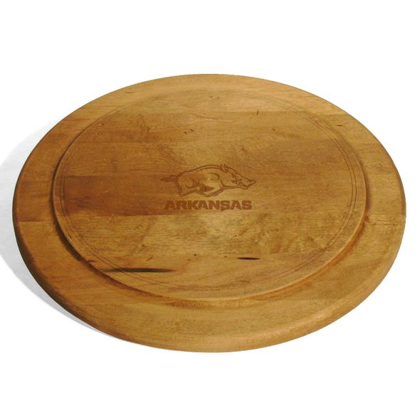University of Arkansas Round Bread Server