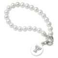Texas Tech Pearl Bracelet with Sterling Silver Charm - Image 1