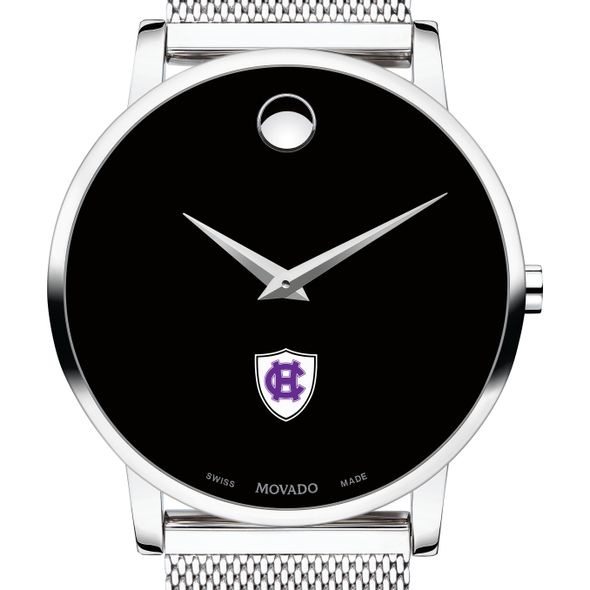 Holy Cross Men's Movado Museum with Mesh Bracelet