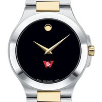 Wesleyan Men's Movado Collection Two-Tone Watch with Black Dial