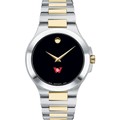 Wesleyan Men's Movado Collection Two-Tone Watch with Black Dial - Image 2