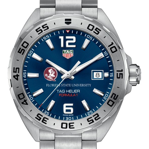 FSU Men's TAG Heuer Formula 1 with Blue Dial - Image 1