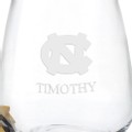 UNC Stemless Wine Glasses - Set of 4 - Image 3