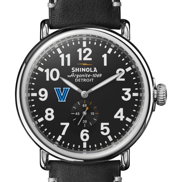 Villanova Shinola Watch, The Runwell 47mm Black Dial - Image 1