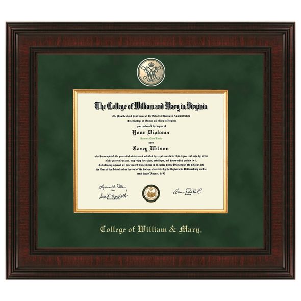 William & Mary Diploma Frame - Excelsior - Image 1