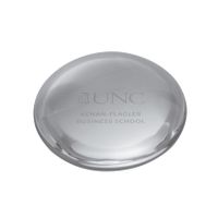 UNC Kenan-Flagler Glass Dome Paperweight by Simon Pearce