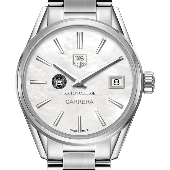 Boston College Women's TAG Heuer Steel Carrera with MOP Dial - Image 1