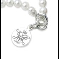 William & Mary Pearl Bracelet with Sterling Silver Charm - Image 2