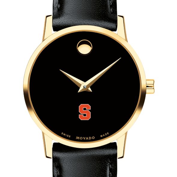 Syracuse Women's Movado Gold Museum Classic Leather - Image 1
