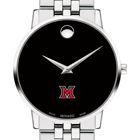 Miami University Men's Movado Museum with Bracelet